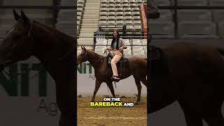 Incredible Trick Rider Will Jump Through Flames During the Rodeo shorts [upl. by Semmes969]