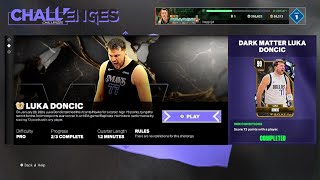 NBA 2K24 GOAT Series Luka Doncic MyTEAM Skills Challenge [upl. by Ileray]