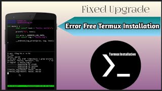 How To Install Termux And Fix Pkg Update Error On Android [upl. by Meenen]