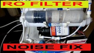 WATER FILTER MAKING NOISE FIX REVERSE OSMOSIS [upl. by Sonahpets]