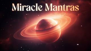 MIRACLE MANTRAS for Vibrational Transformation  Elevate Your Energy amp Harmonize Your Spirit [upl. by Uahsoj]