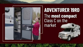 2024 Adventurer 19RD The Most Compact Class C on the Market Full Tour [upl. by Einahpats]