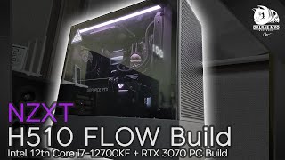 NZXT H510 FLOW Build  12th 12700K  Z690 TUF  RTX 3070 [upl. by Leyes]