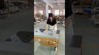 Woodworking Sliding Table Saw  DustFree Edge Banding for Home Decoration [upl. by Reinald]