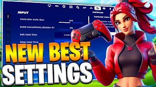 NEW BEST Controller SETTINGS in Fortnite Chapter 5 PS4PS5XboxPC [upl. by Farron]