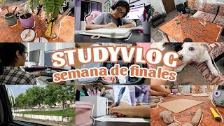 StudyVlog📚 últimos días de semana de finales✨ [upl. by Ryon]