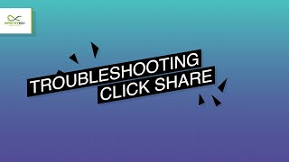 Clickshare Troubleshooting [upl. by Adlar]