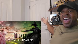 Wicked  Official Trailer  Reaction [upl. by Evelina]