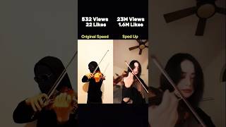 Mockingbird Original Speed VS Sped Up shorts violin eminem [upl. by Assiruam]