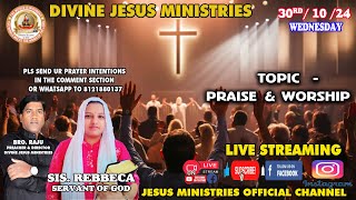 worship Praise amp Worship In Telugu  Sis Rebecca  PLS JOIN THE LIVE PLS SHARE THE LIVE [upl. by Antonius244]