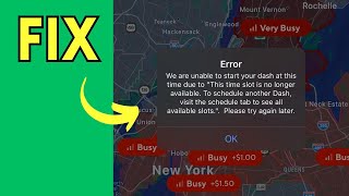 Fix DoorDash We are unable to start your dash at this time due to This time slot is no longer [upl. by Persas]