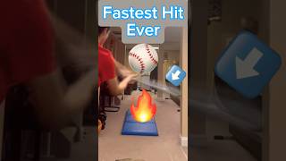 Fastest Basement Baseball Hit Ever shorts [upl. by Bernardo]