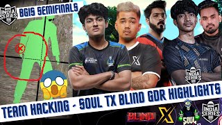 BGIS Soul 🚀 Hckers 😱 tx blind gdr Shocking 1v3 Semifinals [upl. by Renee]