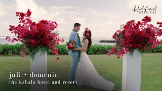 The Kahala Hotel amp Resort  Oahu Hawaii Wedding Film [upl. by Annawt]