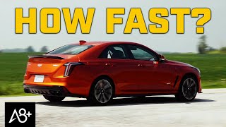 Acceleration 060 MPH  Cadillac CT4V Blackwing Manual [upl. by Ilajna]