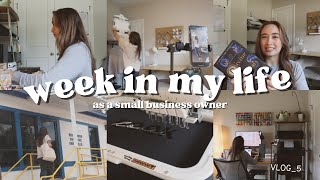 Week in My Life as a Small Business Owner [upl. by Paula]