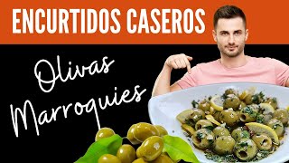 Cómo hacer OLIVAS MARINADAS marroquíes 🫒🍽️aceitunas aceitunasaliñadas [upl. by Citron]