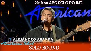 Alejandro Aranda “10 Years” original song Standing Ovation American Idol 2019 Solo Round [upl. by Ladew]