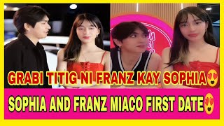 🌸 FRANZ MIACO AT SOPHIA FIRST MEET  AT FIRST DATE  GRABI NAKAKAKILIG😍  FRANZPHIA  MIX CHANNEL [upl. by Atiuqnahs]