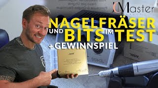 Nagelfräser und KeramikBits im Test  JD400 von JC Master  Gewinnspiel [upl. by Shultz]