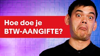 HOE doe je BTWAANGIFTE  Cursus Boekhouden voor Beginners [upl. by Amethyst]