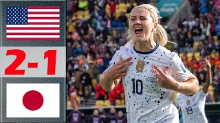 USA vs Japan FULL MATCH Highlights  SheBelieves Cup 2024  462024 [upl. by Fran]