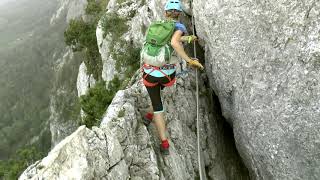 Ferrata ATTERSEE Klettersteig  Mahdlgupf  BCDE 98 2020 [upl. by Aviva]