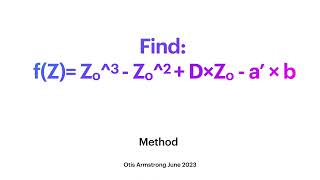 Calculate Z by Soave Redlich Kwong Method in iOS Numbers [upl. by Rosenblum]