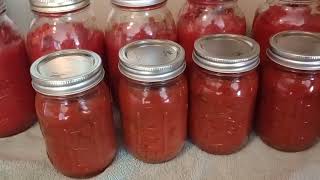 Pressure canning spaghetti sauce and homemade chili [upl. by Llerreg389]