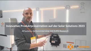 APsystems Produktpräsentation auf der Solar Solutions 2023 [upl. by Alithea]