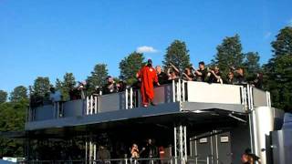 Sonisphere 2011  Slipknot  Sid Wilson crowdsurfing after he jumps from a truck [upl. by Neih]