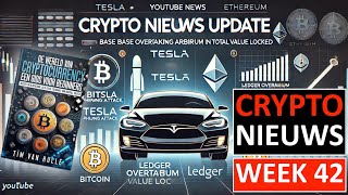 ⚡ Grootste Crypto Updates BASE Ethereum Ledger amp Tesla 🚀💰 Mis Dit Niet [upl. by Alben]