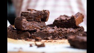 Easy Vegan Black Bean Brownies  Vegan Pantry Dessert Idea [upl. by Anuahsed]