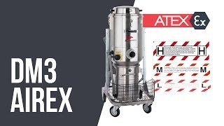 Pneumatic vacuum cleaner  Air operated vacuum cleaner  DM3 AIREX [upl. by Bendite]