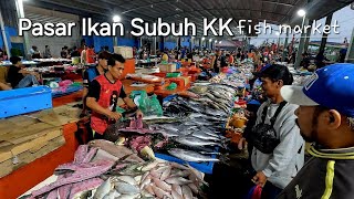 Kota Kinabalu PASAR IKAN AWAL PAGI Full Tour kasi puas hati gais✌️ [upl. by Merlin]