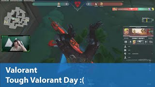 Tough Valorant Day   Competitive 0W2L  Premier 0W2L  Valorant [upl. by Atcliffe295]