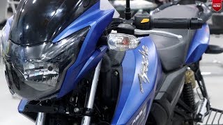 New TVS Apache RTR 180 ABS Matt blue colour complete review  price  features [upl. by Iramat136]