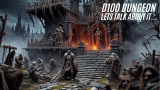 D100 Dungeon  Solo Fantasy Pen and Paper Dungeon Crawler  Lets talk about D100 [upl. by Newmann]