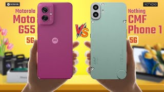 Motorola Moto G55 Vs CMF Phone 1  Full Comparison 🔥 Which One Is Best [upl. by Saltzman]