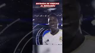 La entrada de VINICIUS al BERNABÉU  REAL MADRID CAMPEÓN CHAMPIONS [upl. by Waxler]