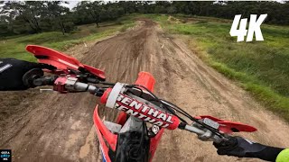 Shredding my Crf 250r at Gold Coast Motocross club in muddy conditions  big jump  GoPro [upl. by Engedus195]