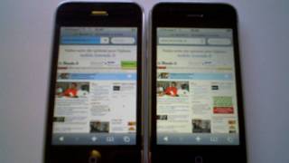 iPhone 3G vs iPhone 3G S  Safari [upl. by Auhsoj]