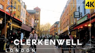 CLERKENWELL Rated Best Place to Live in 2024 London Neighbourhood UK Walking Tour 4K [upl. by Amak376]