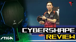 Stiga Cybershape Carbon Detailed Review  Table Tennis Review TTR [upl. by Atinra]