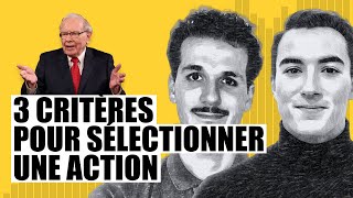 LCR012  Nos trois Critères pour sélectionner une Action [upl. by Serica]