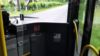 Overtaking cyclists Mercedes Citaro kickdown [upl. by Edrei]