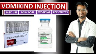 VOMIKIND INJECTION ONDENSETRON USES IN HINDI URDU [upl. by Osnofla774]