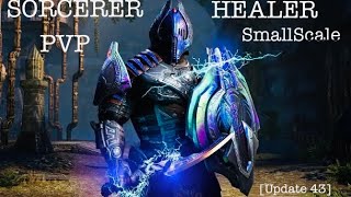 ESO PvP  SORCERER HEALER  Update 43 [upl. by Ahgiela]