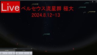 ペルセウス座流星群（Perseids） 81213（Wifi防犯カメラによる） [upl. by Crescantia]