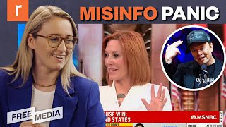 Jen Psaki Morning Joe blame MISINFORMATION Musk’s ‘propaganda’ for Kamala LOSS  Free Media [upl. by Aihsenor]